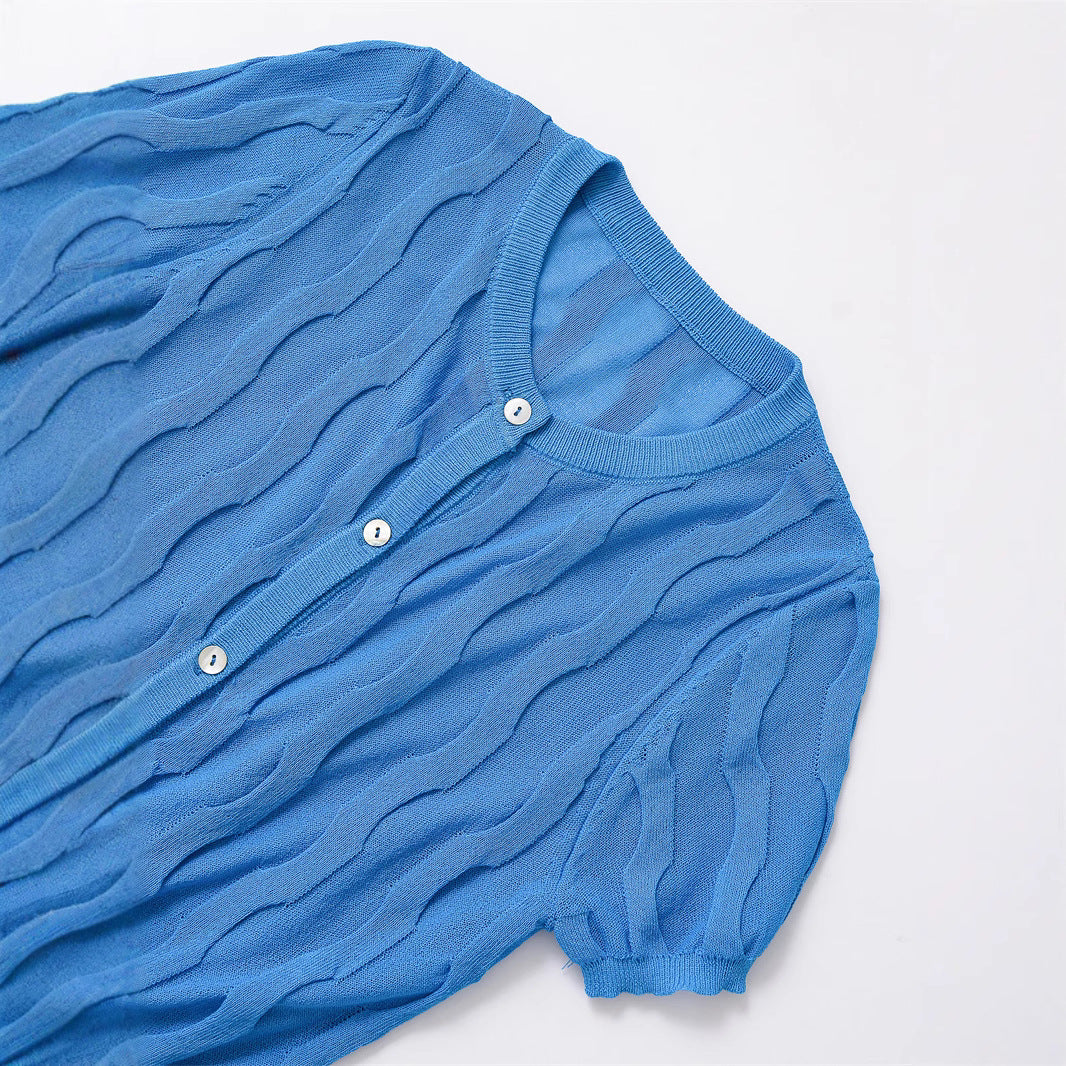 Elastic Waist Style Loose Pullover Women's Unique Design Knit Sweater - V.I.P Digital Presence