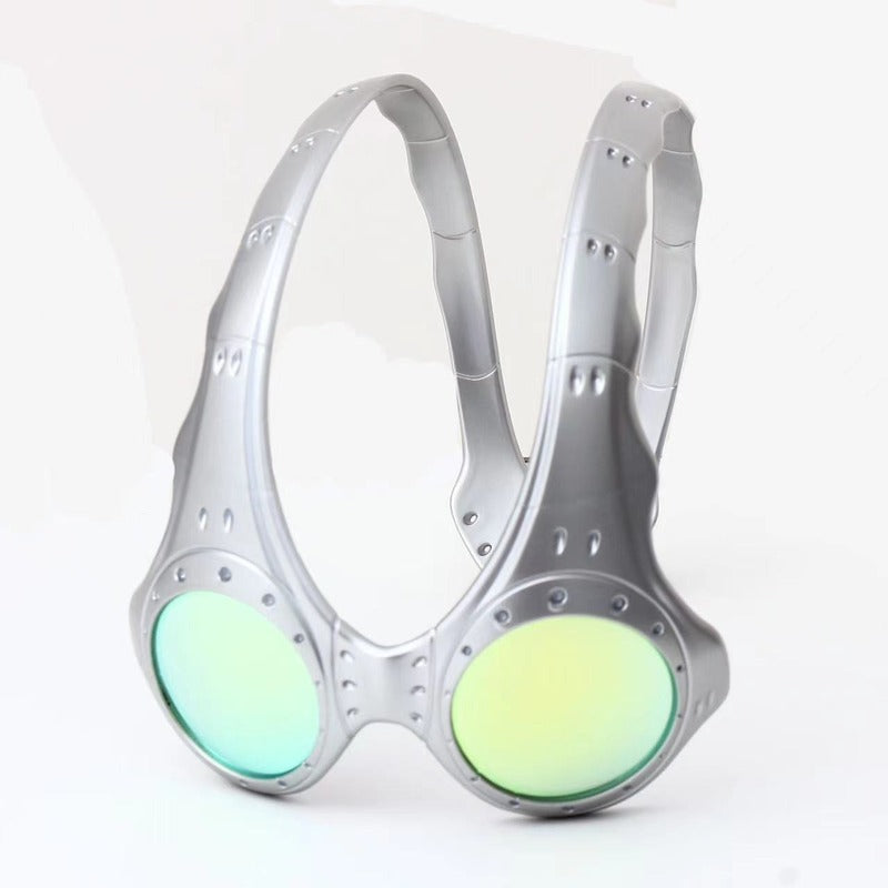 Unisex Over - The - Top Sunglasses. Ideal for outdoor cycling and sports. Fashionable retro - style metal - framed glasses. - V.I.P Digital Presence