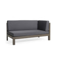 BRAVA X-BACK RIGHT CORNER BENCH, DARK GREY - V.I.P Digital Presence