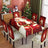 Christmas tablecloth, holiday decoration, elastic chair cover, household dining table, waterproof and dustproof tablecloth, fabric decorative tablecloth - V.I.P Digital Presence
