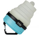 Linterna LED retráctil para acampar, portátil, con 4 modos, mini gancho para colgar en tienda de campaña, linterna de emergencia para exteriores.
