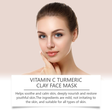 Vitamin C Turmeric Mud Film, Soft And Bright, Nourishing Facial Skin Moisturizing And Hydrating Turmeric Mud Film - V.I.P Digital Presence