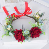 Simulated flower headdress tourist vacation princess flower fairy performance dance hair accessory female - V.I.P Digital Presence