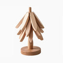 Wooden Christmas Tree Folding Coaster Black Walnut Thick Seat Adiabatic Pad For Kitchen Desktop Decoration Housewarming Gift - V.I.P Digital Presence