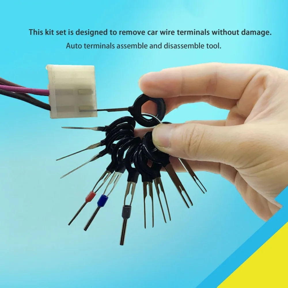 Car Terminal Removal Tool Kit Electrical Wiring Crimp Connector Pin Extractor Kit Car Repair Hand Tool 11pcs 8pcs 3pcs - V.I.P Digital Presence