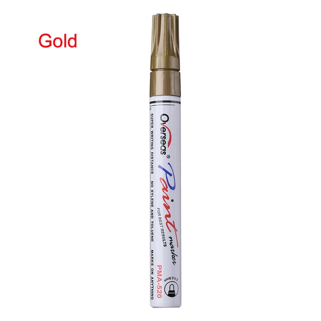 Colorful Waterproof Pen Car Tyre Tire Tread CD Metal Permanent Paint markers Graffiti Oily Marker Pen Car Styling - V.I.P Digital Presence
