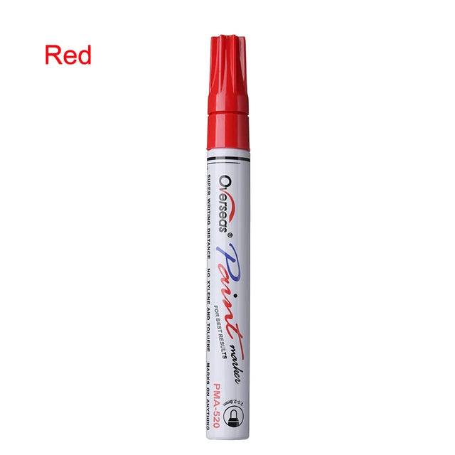 Colorful Waterproof Pen Car Tyre Tire Tread CD Metal Permanent Paint markers Graffiti Oily Marker Pen Car Styling - V.I.P Digital Presence