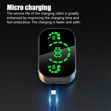 Mirror digital YD03 wireless Bluetooth earphones TWS in ear high battery Bluetooth earphones - V.I.P Digital Presence