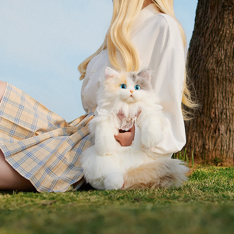 Unique Calico Cat Backpack, Doubles as a Plush Toy and Functional Bag - V.I.P Digital Presence