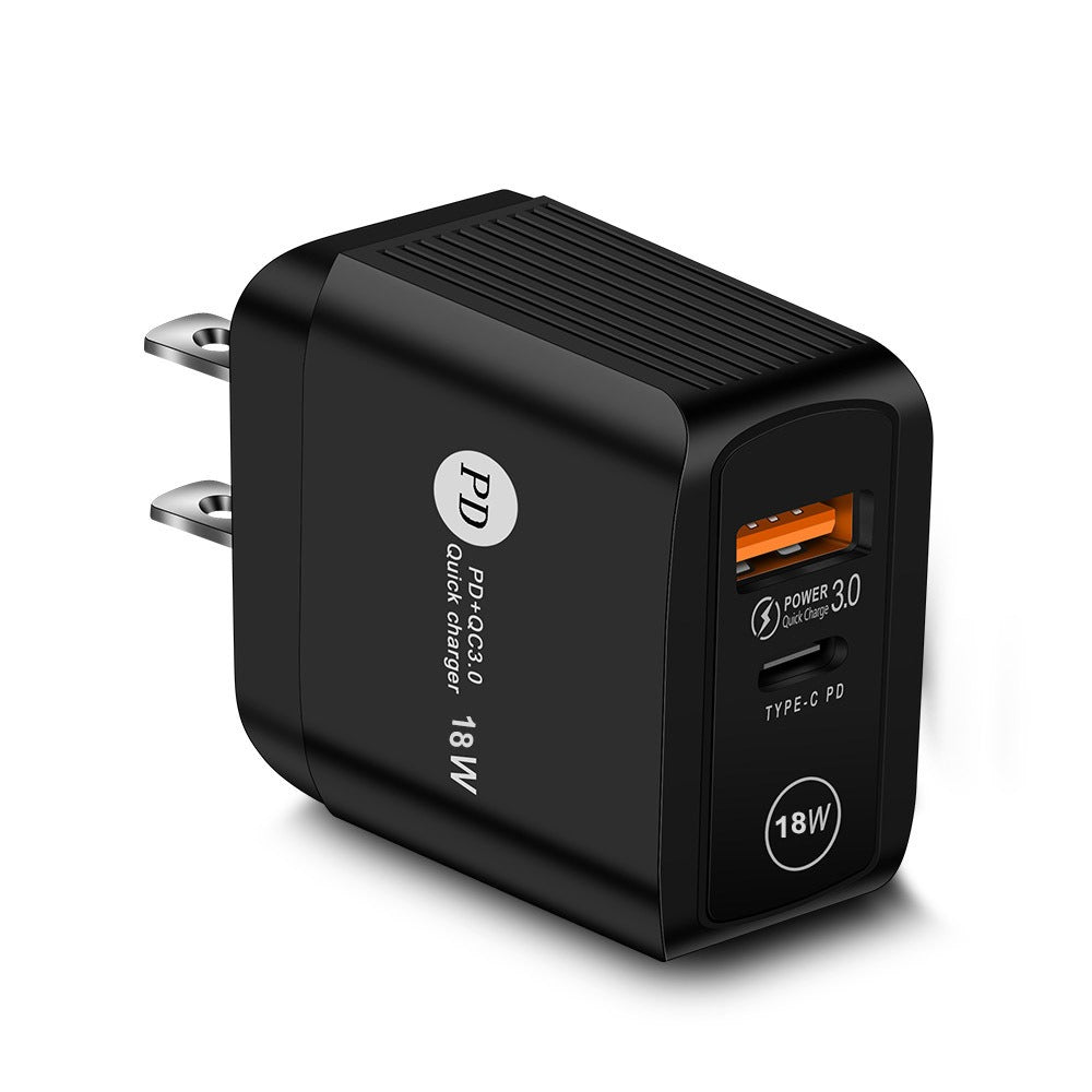 18W PD+QC3.0 fast charging charger with Type-c QC3.0 fast charging head - V.I.P Digital Presence