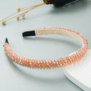 Fish Line Braided String Crystal Hair Band Korean Temperament Senior Sense Wash Face Headband - V.I.P Digital Presence