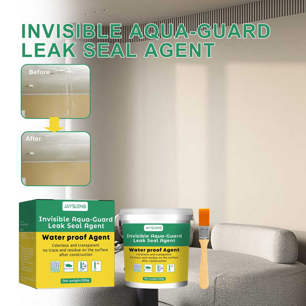 Leak-Proof Sealant, Balcony Roof Waterproof And Leakproof Kitchen Toilet Brick Waterproof Paint - V.I.P Digital Presence