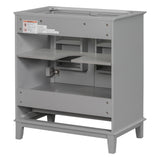 30 inch bathroom vanity no sink  base only gray - V.I.P Digital Presence