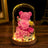 Valentine's Day Gift Everlasting Flower Bear Moss Glass Cover Finished Gift Box for Girlfriend Birthday Ornament Dried Flowers Roses - V.I.P Digital Presence