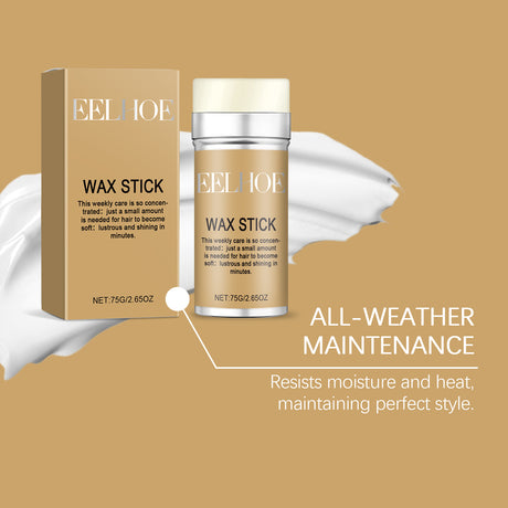 Hair Wax Wand, Hair Styling, Anti-Frizz, Hair Care Natural Shine Solid Styling Portable Hair Wax - V.I.P Digital Presence