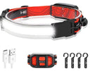 New COB Head Lamp LED Mini Head Lamp Type-C Rechargeable Outdoor Night Fishing Night Running Neck Lamp - V.I.P Digital Presence