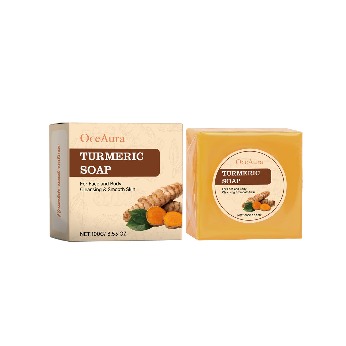 Turmeric Bath Soap Gently Cleans And Moisturizes The Skin And Body With A Clean And Refreshing Bath Soap - V.I.P Digital Presence