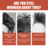 Styling And Care Hair Cream, Strong Hair Styling Moisturizing Shine Long-Lasting Styling Natural Volumizing Cream - V.I.P Digital Presence