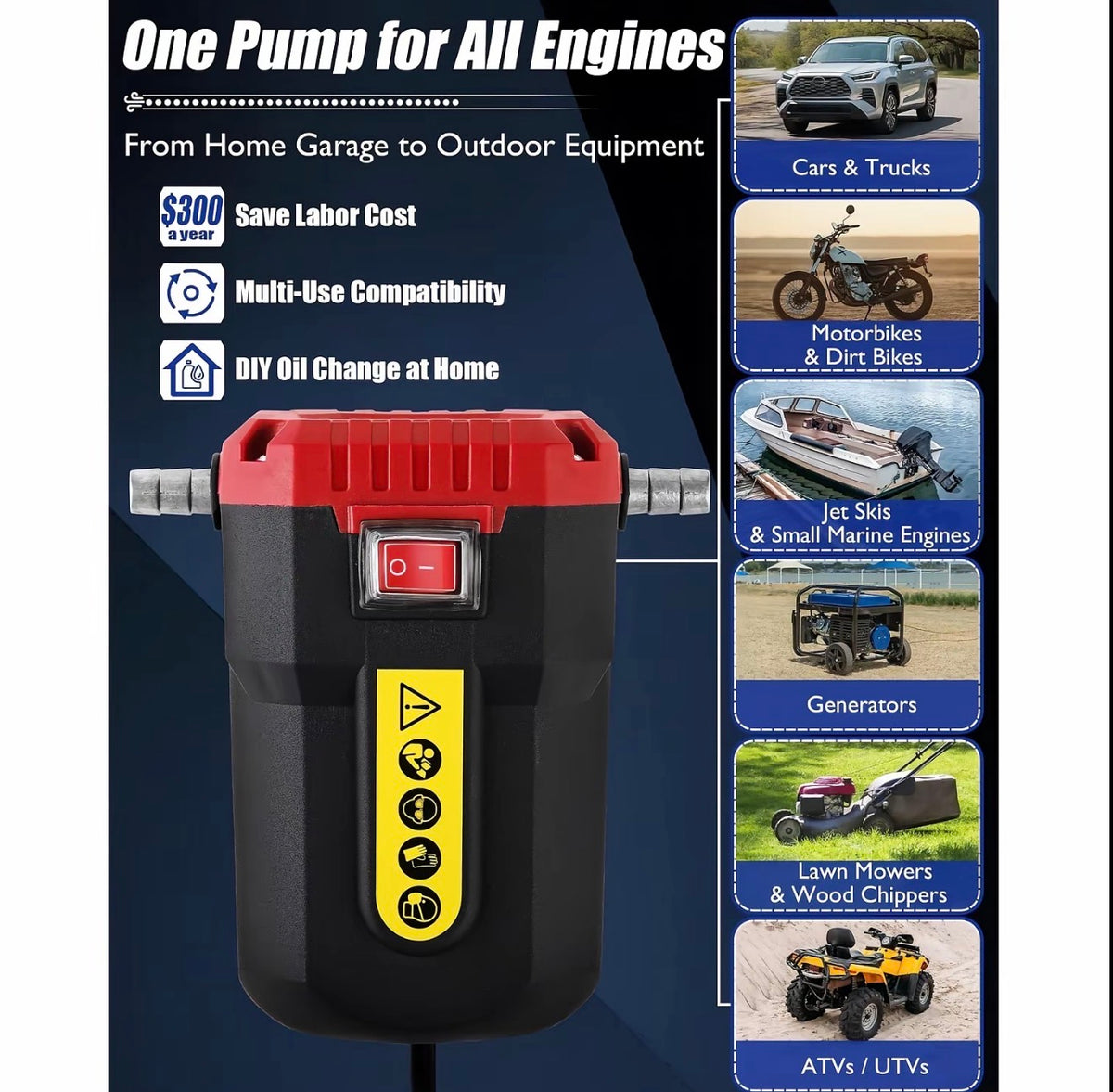 OilDraw 12V Oil Extractor Pump
