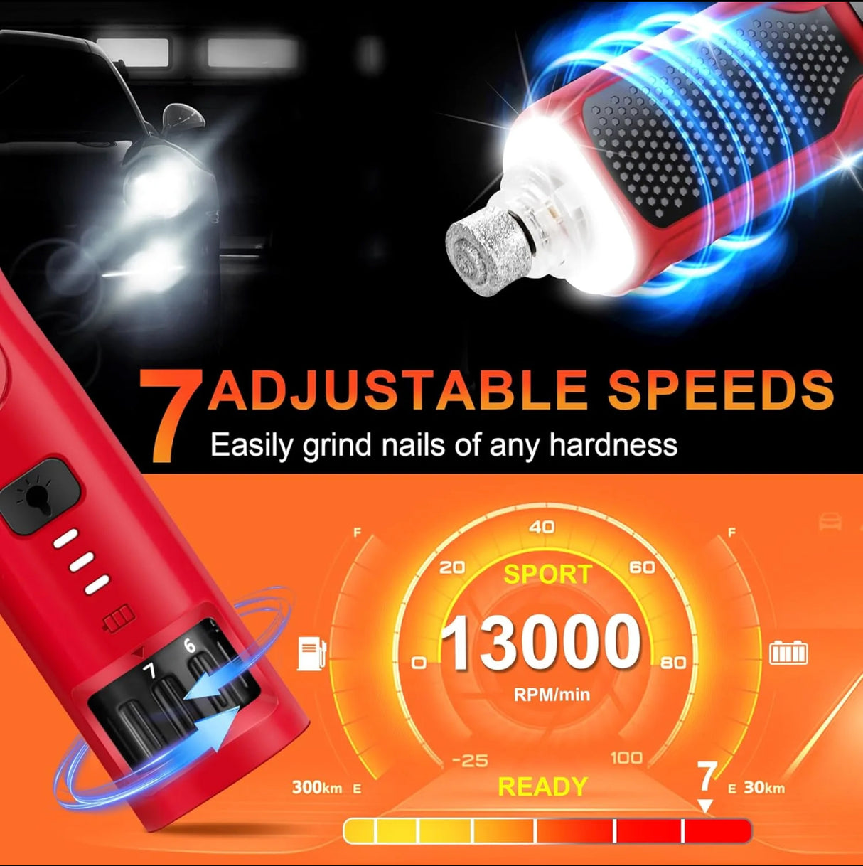 PawGlow Nail Grinder