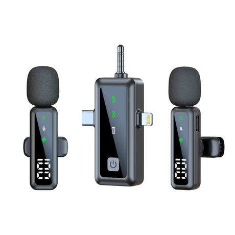 Wireless Lapel Microphone for Outdoor Computer Live Streaming Noise Reduction Universal Small Microphone - V.I.P Digital Presence