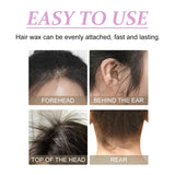 Edge Control Hair Wax, Fluffy Lightsome Matte Easy To Finalize The Lasting Stereo Modelling Mud - V.I.P Digital Presence