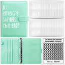 100 Day Challenge Loose leaf Notebook Couple's Savings Notebook Money Saving Envelope Budget Savings Notebook Notepad - V.I.P Digital Presence