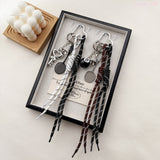 Miu Style Bag Charm Couple Edition Billiard Black 8 Decorative Chain Korean INS Alloy Badminton Climbing Keychain - V.I.P Digital Presence
