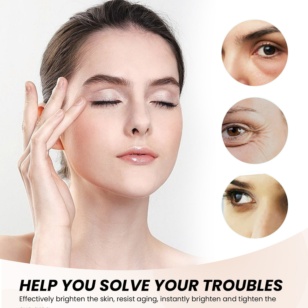 Temporary Eye Tightener, Dilute Fine Lines Eye Bag Dark Circle Law Grain Crow's Feet Moisturize Eye Skin - V.I.P Digital Presence