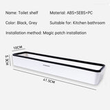 Storage Artifact Above the Toilet Bathroom Bathroom Wall Mounted Non Perforated Multifunctional Toilet Storage Rack - V.I.P Digital Presence