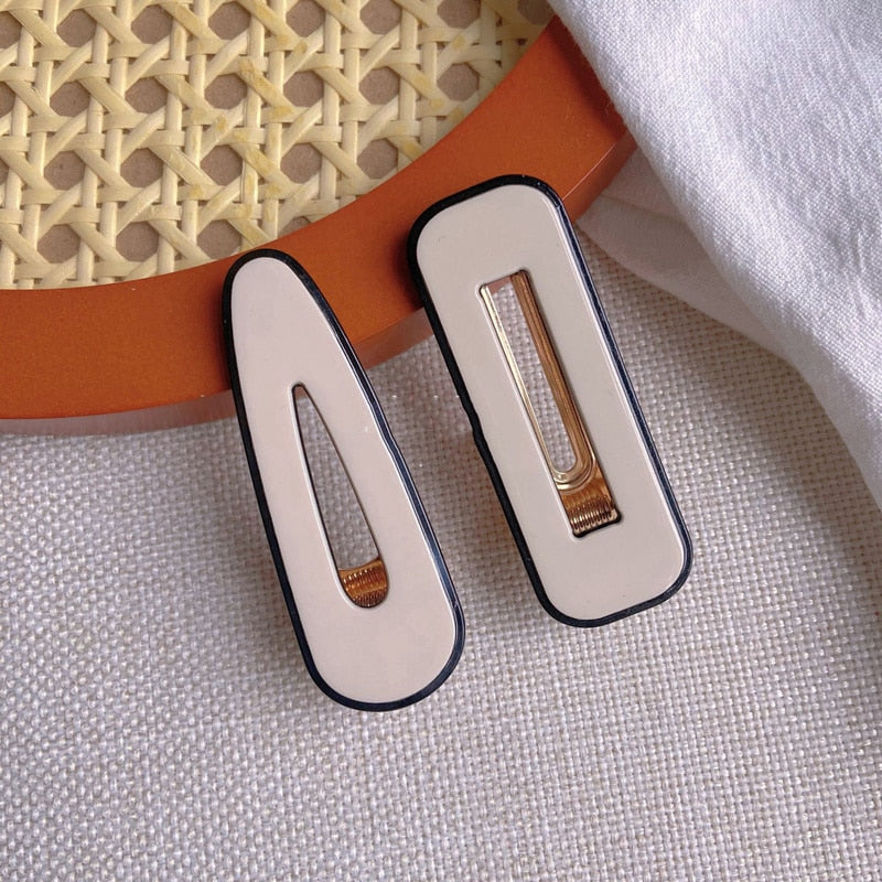 2pc New Kroean Elegant geometric Hairgrip Hair Clips for Girls Women Barrette Vintage Hairpin Crab Haircombs Hair Accessories - V.I.P Digital Presence