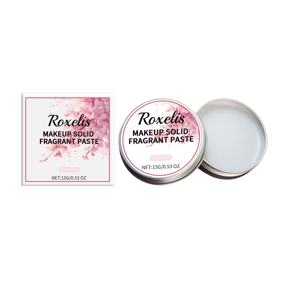 Solid Cherry Blossom Balm Mild Elegant Lasting Light Fragrance Exudes Charm Refreshing Non-Sticky Date Pocket Balm - V.I.P Digital Presence