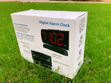 GING YHAU alarm clock large digital rotating base 2-level brightness digital clock bedroom bedside alarm clock - V.I.P Digital Presence