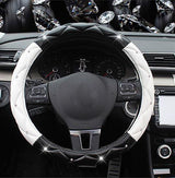 Leather Steering Wheel Covers Crystal Studded Rhinestone Car Steering-Wheel Cover Cases Pink Car Interior Accessories For Girls - V.I.P Digital Presence