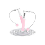 Cuerda para saltar de doble uso para mujer y niña, ideal para el hogar, inalámbrica, con contador, digital, inteligente, para mantenerse en forma, crossfit y con peso. 