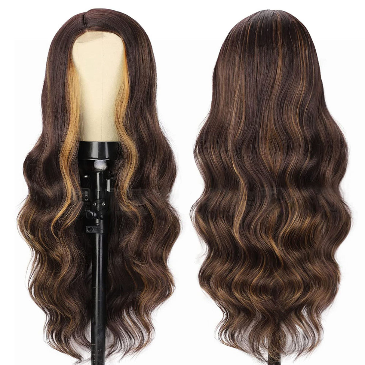 European and American Wigs With Long Curly Hair, Women's Front Lace Wigs, High-Temperature Silk Wigs, and Headsets - V.I.P Digital Presence