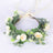 Flower garland headwear, forest style girl, sweet vacation, photography, hair accessories, simulated flowers, green leaves, flower garland - V.I.P Digital Presence