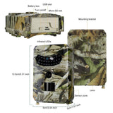 PR100 Hunting Camera Photo Trap 12MP Wildlife Trail Night Vision Trail Thermal Imager Video Cameras for Hunting Scouting Game - V.I.P Digital Presence