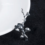 GLSEEVO Vintage Magnolia Brooches For Women Gift 925 Sterling Silver Luxury Brooch Broche Plata De Ley 925 Fine Jewellery - V.I.P Digital Presence