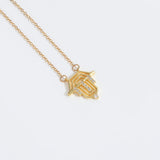 Roman retro flag design pendant necklace for women's collarbone chain - V.I.P Digital Presence