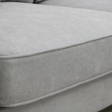 [VIDEO provided] [New] 108*85.5" Modern U Shape Sectional Sofa 7 Seat Fabric Sectional Sofa Set - V.I.P Digital Presence