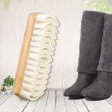 Suede Shoes Wooden Handle Raw Rubber Brush Cleaning Brush Suede Shoe Brush Cleaning Stain Removal TPR Brush - V.I.P Digital Presence