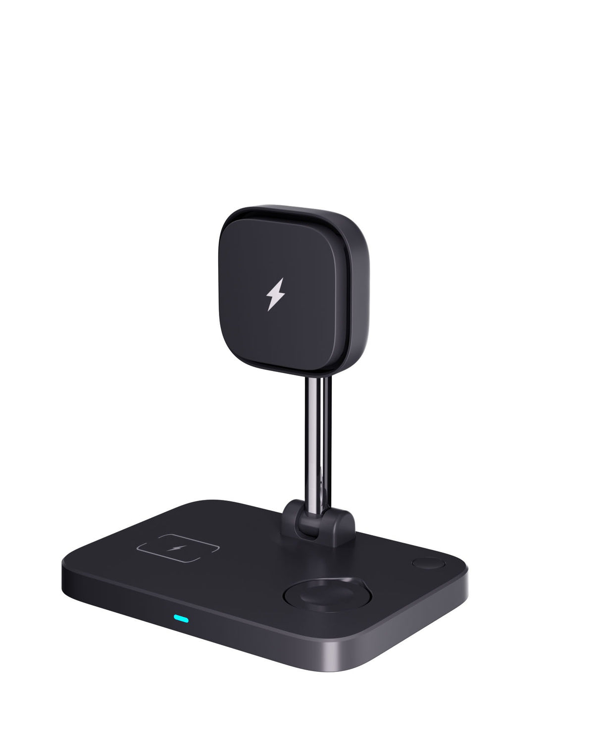 Three in one magnetic wireless charger stand with cooling fan suitable for wireless charging of iPhone earphones and watches - V.I.P Digital Presence