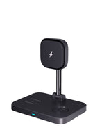 Three in one magnetic wireless charger stand with cooling fan suitable for wireless charging of iPhone earphones and watches - V.I.P Digital Presence