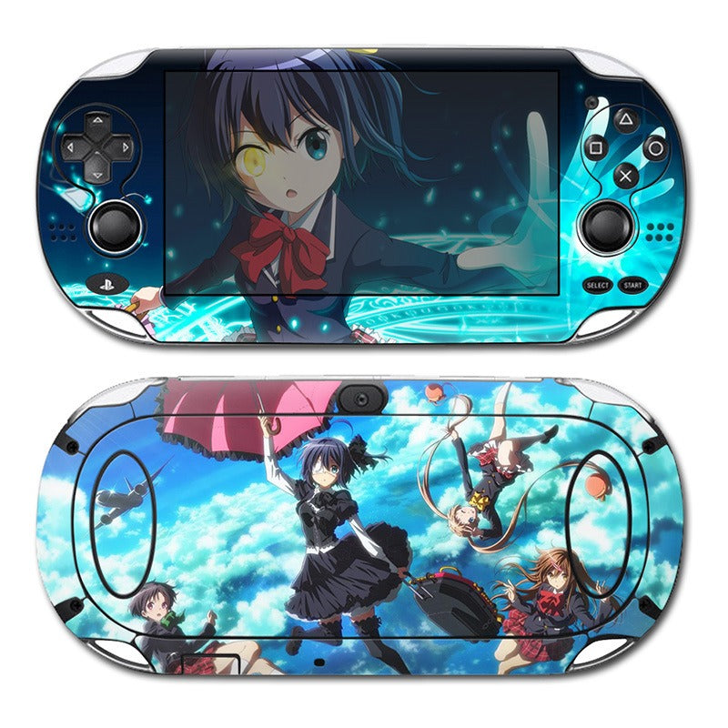 Pegatina PSV1000 de anime para PS Vita1000, pegatina de máquina a color de dibujos animados, película protectora mate para el cuerpo