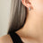 Zircon Titanium Steel Huggie Earrings - V.I.P Digital Presence