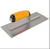 High quality stainless steel V-groove shovel, 28Cm x 11.5 Cm, perfect for buckets, slate, plaster, concrete, curved handles, hig - V.I.P Digital Presence