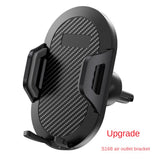 Long Rod Automatic Lock Car Phone Holder Telescopic Suction Cup Mount for Car Air Vent Lazy Live Streaming - V.I.P Digital Presence