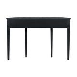 U-Style Distinctive Features of Pine Veneer Console Table with Vertical Stripe Drawer Fronts and Four Legs - V.I.P Digital Presence