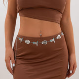 Ocean Wind Shell Pendant Body Chain Baby Sexy Alloy Navel Starfish Waist Chain - V.I.P Digital Presence